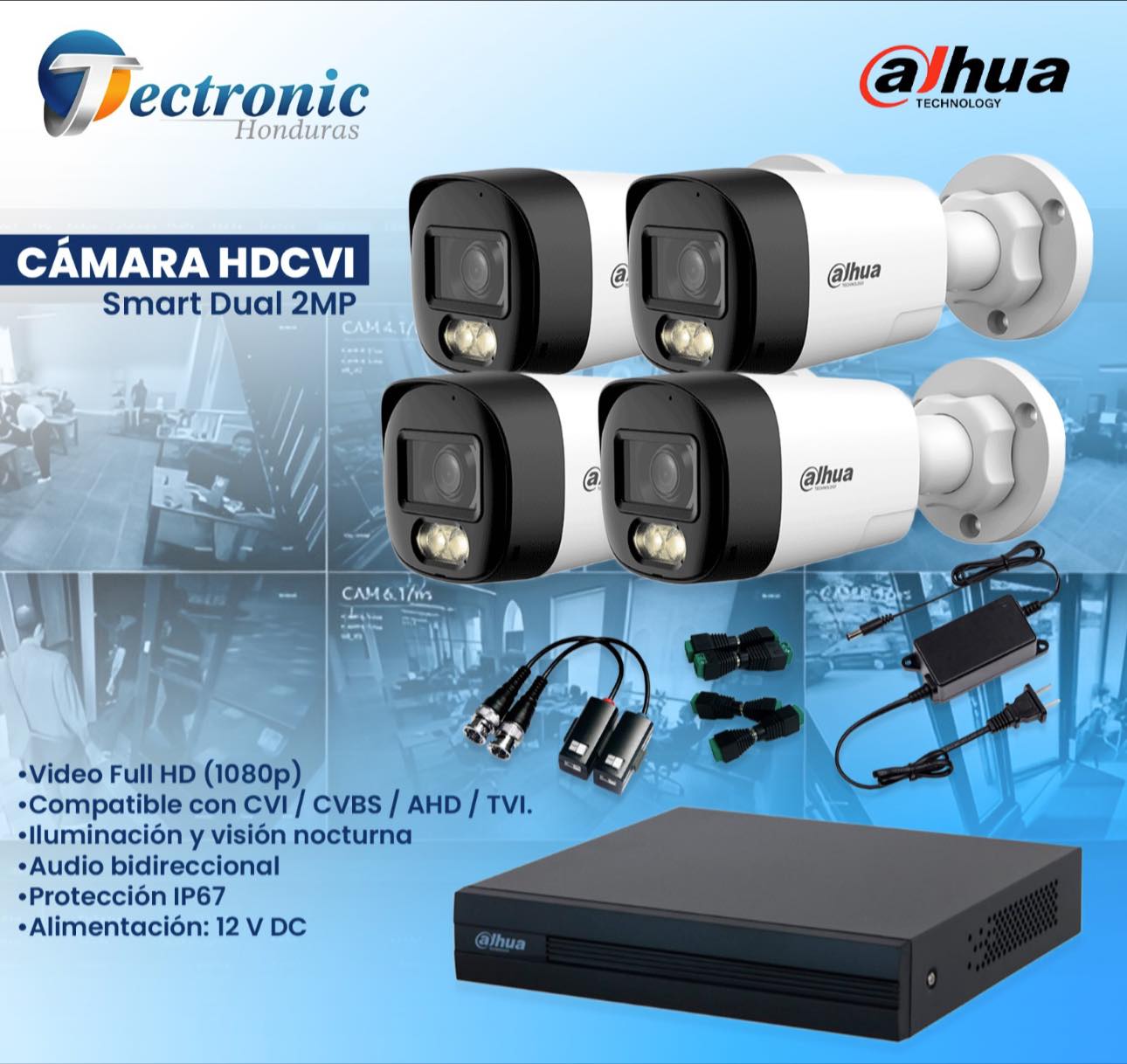 KIT DE CAMARAS DAHUA CON DESCUENTO