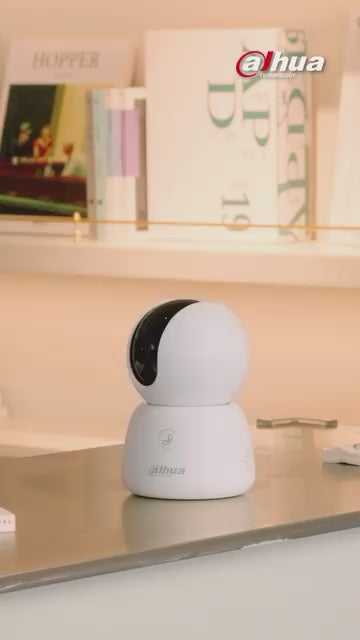 Cámara de vigilancia IP Wi-Fi 4MP con disuasión activa y comunicación bidireccional